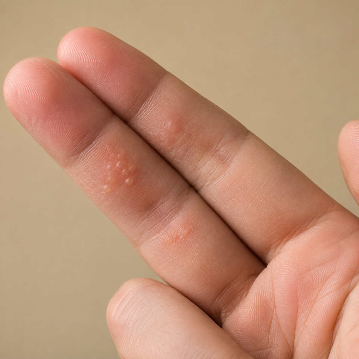 Itchy Bumps Between Your Fingers? Read This Before You Scratch