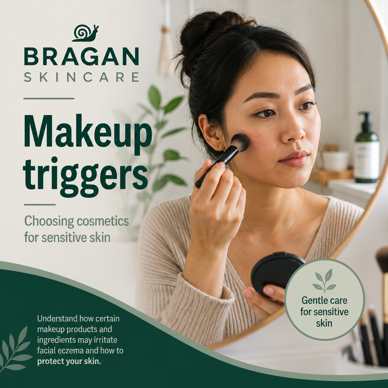 Makeup triggers for facial eczema: Choosing skin-friendly cosmetics