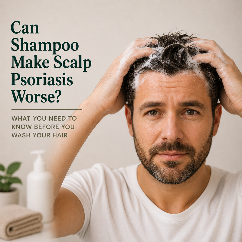 Can shampoo make scalp psoriasis worse?