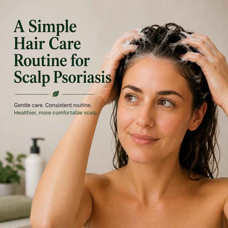 A simple hair care routine for scalp psoriasis