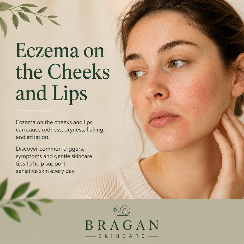 Eczema on the Cheeks and Lips