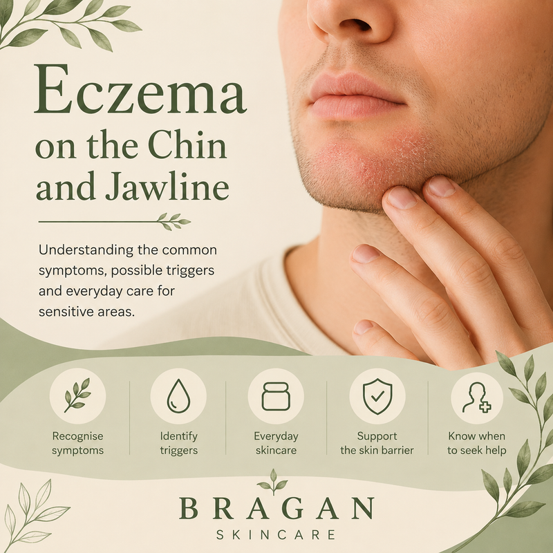 Eczema on the Chin and Jawline