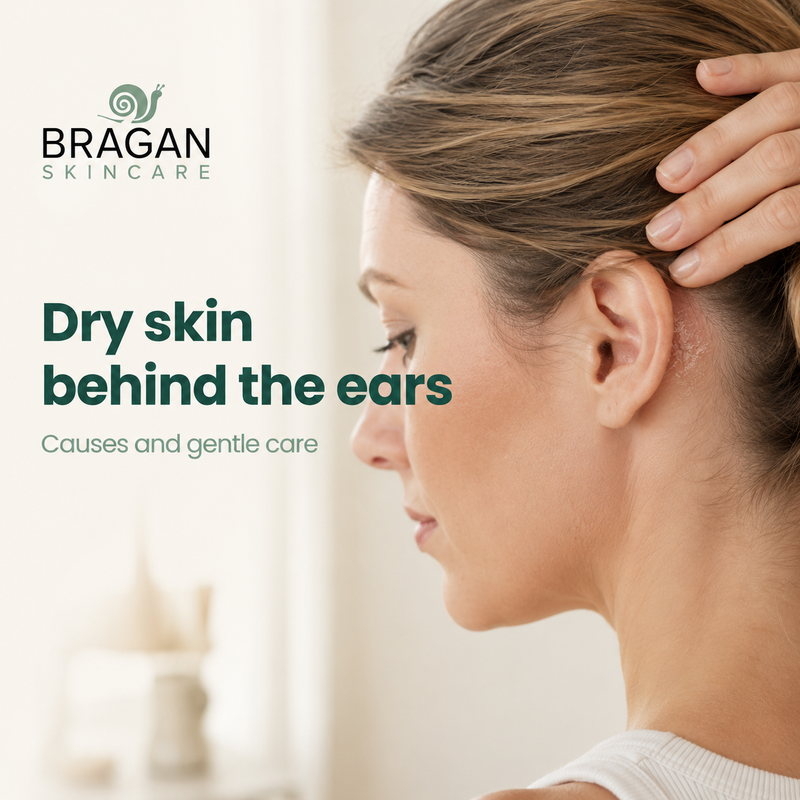 Dry skin behind the ears: Causes and fast relief