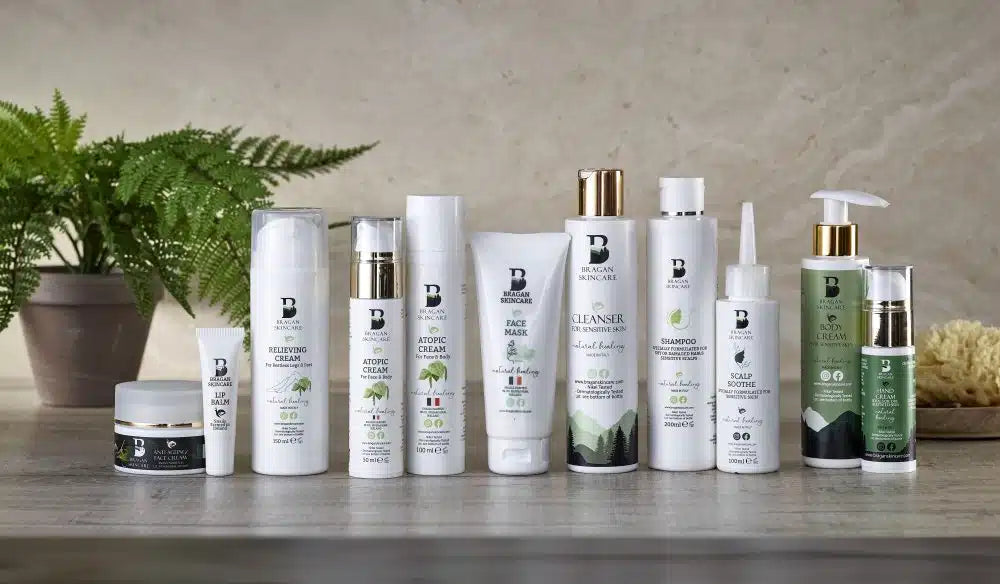 bragan skincare products including eczema treatment products