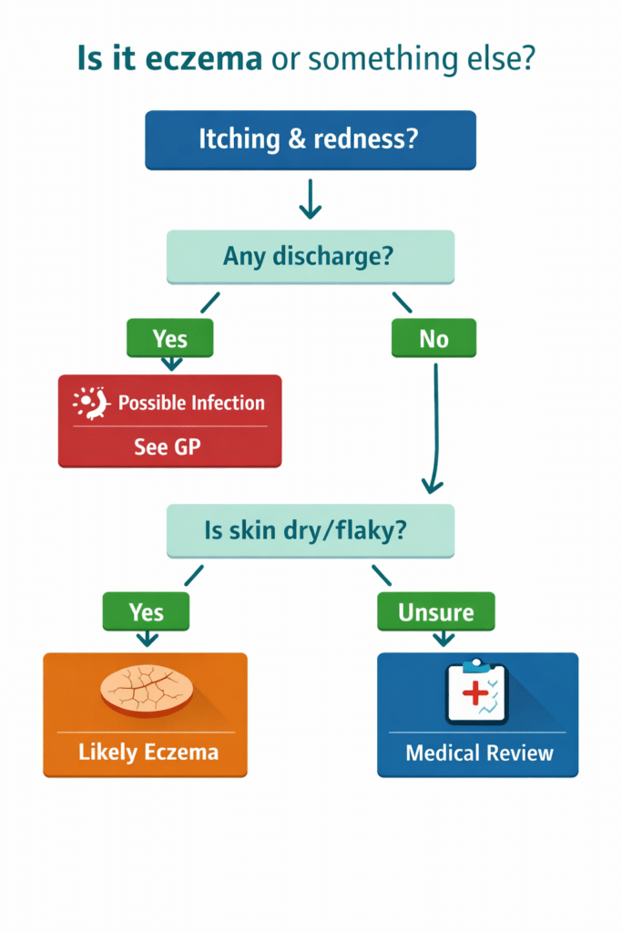eczema or something else infographic
