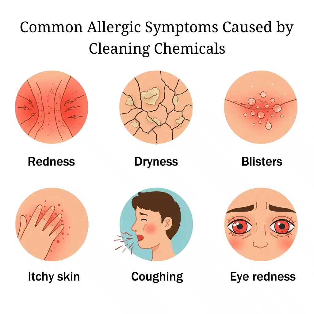 contact dermatitis triggers info graphic
